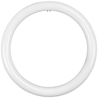 1900 Lumens - 16 Watt - Color Selectable LED T9 Circline Tube - Hybrid A + B Type - Kelvin 3500-4000-5000 - 12 in. Diameter - 120-277 Volt - Case of 24 - PLT-60026