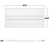 5800 Lumen Max - 50 Watt Max - 2 x 4 LED Troffer Fixture with Emergency Backup - Three Flat Light Panels - Wattage and Color Selectable Thumbnail