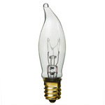 10 Watt Clear Bent Tip Candelabra Base Chandelier Light Bulbs - Category Image