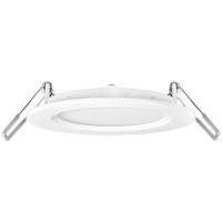 781 Lumens - 10 Watt - 4000 Kelvin - 4 in. New Construction LED Downlight Fixture - Hardwire - 65 Watt Incandescent Equal - Round - White Trim - 90 CRI -120 Volt - Green Creative 98216