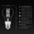 450 Lumens - 4.5 Watt - LED A19 Filament Bulb with 5 Selectable Color Temperature Thumbnail