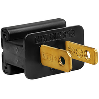 SPT2 BLACK MALE GILBERT PLUG