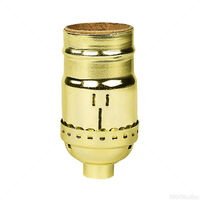 KEYLESS POLISHED GILT SOCKET
