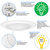 1050 Lumens - 15 Watt - 3000 Kelvin - 6 in. LED Surface Mount Downlight Fixture Thumbnail