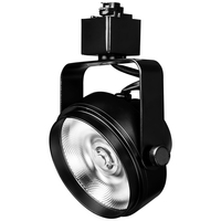 1070 Lumens - 17 Watt - Color Selectable LED Track Light Fixture - Gimbal - Kelvin 2700-3000-3500-4000-5000 - 36 Deg. Beam Angle - Black - Halo Track Compatible - 90 CRI - 120 Volt - PLT-12478