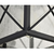 18 in. x 7 in. Outdoor Wall Sconce Fixture - Seeded Glass - Black Finish Thumbnail