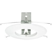 White Open Trim with Bracket