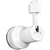 Track Light Fixture - Step-Down Cylinder - White - Black Baffle Thumbnail