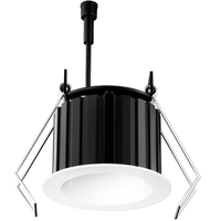 900 Lumens - 8 Watt - 3000 Kelvin - 1 in. LED Light Engine - Hardwire - 65 Watt Incandescent Equal - Round - White Trim - 93 CRI - 120/277 Volt - ELCO Lighting E1AK02F30W