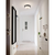 13 in. Flush Mount Ceiling Light Fixture - Frosted Glass - Bronze Finish Thumbnail