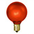 G16.5 (G50) - 15 Watt - Amber - Candelabra Base Thumbnail