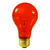 25 Watt - A19 Light Bulb - Transparent Orange Thumbnail