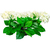 20 in. Wide White Hydrangea Topiary - UV Resistant Thumbnail