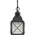 18 in. x 7 in. Outdoor Wall Sconce Fixture - Seeded Glass - Black Finish Thumbnail