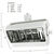 Nora NTF-2642S - Compact Fluorescent Track Fixture - Silver Thumbnail