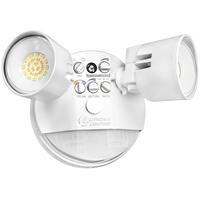 LED SECURITY FLOOD 2HD WHT