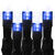 (96) Bulbs - LED - Blue Wide Angle Meteor Shower Lights Thumbnail