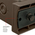 6 in. Mounting Arm - For Round or Square Poles - Bronze Thumbnail