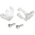 (50 Pack) 3/8 in. - Rope Light Clear Mounting Clips with Screw  Thumbnail