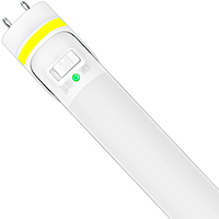 4 ft. LED T8 Tube - 5000 Kelvin - 1800 Lumens - Type B - Operates Without Ballast - F32T8 Replacement - 13.5 Watt - Single-Ended Power - 120 Volt - Case of 25 - Satco S11923