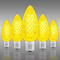LED CIL C9 YELLOW TRANSP