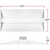 4000 Lumens - 2 x 4 LED Troffer - 32 Watt - 3500 Kelvin Thumbnail