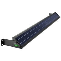 Solar Display Light Fixture - Dusk-to-Dawn - 2000 Lumens - Black Finish - 4000 Kelvin - 20 Watt - 120 Deg. Beam Angle - Light Efficient Design SL-SDL-4FT-40K-BK-G2
