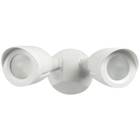 LED SEC LT BULL 2HEAD 20W WHT