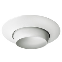 White Eyeball with Metal Trim