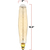 60 Watt Incandescent - Oversized Vintage Light Bulb - 15.5 in. x 3 in.  Thumbnail