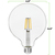 Natural Light - 5 in. Dia. - LED G40 Globe - 5 Watt - 40 Watt Equal -  Candle Glow Thumbnail