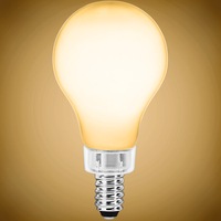 250 Lumens - 3 Watt - 2700 Kelvin - LED A15 Filament Bulb - Opal Finish - 25 Watt Equal - Candelabra Base - 90 CRI - 120 Volt - PLT-13462