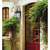 25 in. x 10 in. Outdoor Wall Sconce Fixture - Seeded Glass - Black Finish Thumbnail
