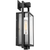 14 in. x 6 in. Outdoor Wall Sconce Fixture - Clear Glass - Black Finish Thumbnail