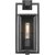 14 in. x 6 in. Outdoor Wall Sconce Fixture - Clear Glass - Black Finish Thumbnail