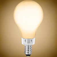 250 Lumens - 3 Watt - 3000 Kelvin - LED A15 Filament Bulb - Opal Finish - 25 Watt Equal - Candelabra Base - 90 CRI - 120 Volt - PLT-13463