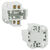 4 Pin G24q-2 and GX24q-2 CFL Socket - Vertical Screw Down Mount Thumbnail