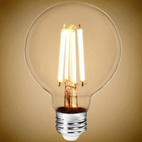 Natural Light - 3.15 in. Dia. - LED G25 Globe - 12 Watt - 100 Watt Equal - Halogen Match - 1400 Lumens - 3000 Kelvin - Medium Base - 90 CRI - 120 Volt - PLT-13059