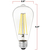 450 Lumens - 5 Watt - 4000 Kelvin - LED Edison Filament Bulb - 5.4 in. x 2.5 in.  Thumbnail