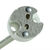 Mini Bi-Pin Socket - 12 inch Leads Thumbnail