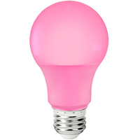 LED 9W A19 E26 PINK