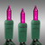 11 ft. - Green Wire - Christmas Mini Light String - (50) Pink Bulbs - 2 in. Bulb Spacing Thumbnail