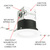Natural Light - 620 Lumens - 4 in. Canless New Construction LED Downlight with Adjustable Head - 8.2 Watt - 65 Watt Equal - 3000 Kelvin Thumbnail