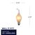 6 Watt - Frost - Flame Tip - Silicone Flame Chandelier Bulb Thumbnail