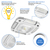 4000 Lumens - 35 Watt - 5000 Kelvin - LED Canopy Fixture Thumbnail