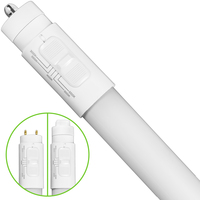 8 ft. LED T8 Tube - Two 4 ft. Connectable Pieces - 5000 Lumens - Type B - 42 Watt - Kelvin 3000-3500-4000-5000-6500 - 120-277 Volt - Case of 8 - PLT-60051