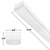 6000 Lumen Max - 45 Watt Max - 4 ft. Wattage and Color Selectable LED Strip Fixture with Emergency Backup Thumbnail