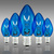 C7 - 5 Watt - Transparent Blue - Incandescent  Christmas Light Replacement Bulbs Thumbnail