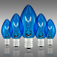 C7 5W BLUE TRANSPARENT