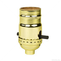 GILT ON/OFF PUSH THRU SOCKET